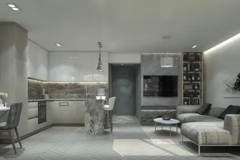 Продажа квартиры  в Белдиби, Мугле, Турция 1+1, 76.7м2, №223854 – фото 3