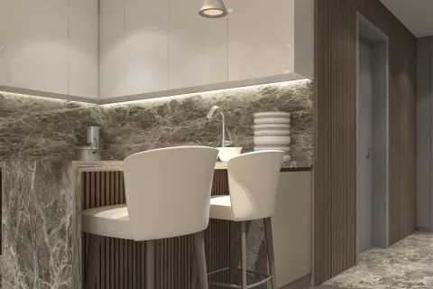 Продажа квартиры  в Белдиби, Мугле, Турция 1+1, 76.7м2, №223854 – фото 7