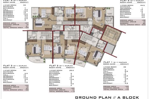 3+1 Leilighet i Alanya, Antalya, Tyrkia Nr. 222445 - 21