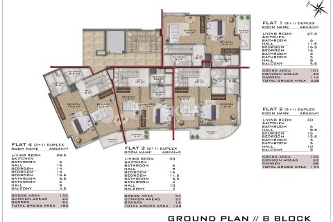 3+1 Leilighet i Alanya, Antalya, Tyrkia Nr. 222445 - 18