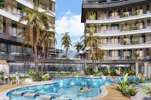 3+1 Leilighet  i Alanya, Antalya, Tyrkia Nr. 222445