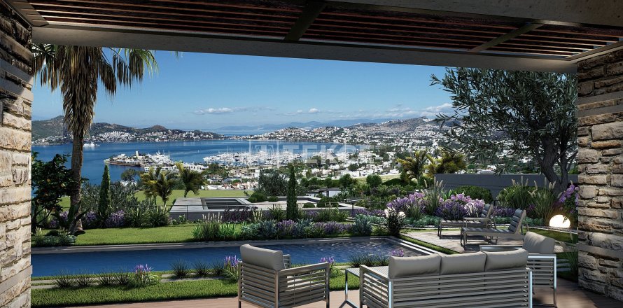 Вилла  8+2 в Бодруме, Мугла, Турция №212084