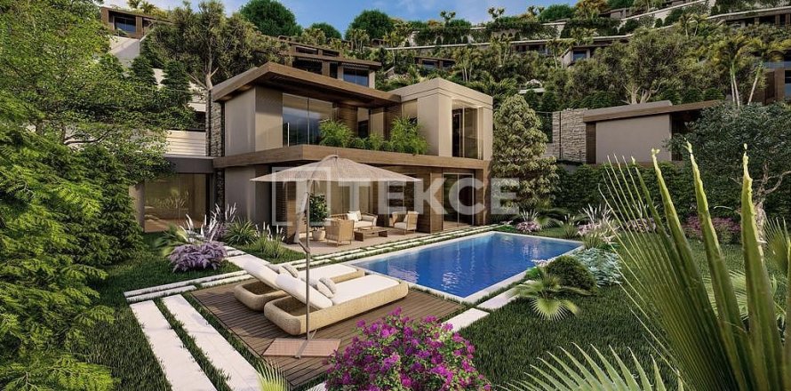 3+1 Villa  i Bodrum, Mugla, Tyrkia Nr. 212083