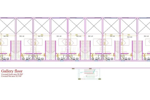 آپارتمان در  Famagusta ، ترکیه 1 خوابه ، 56 متر مربع.  شماره 217245 - 8