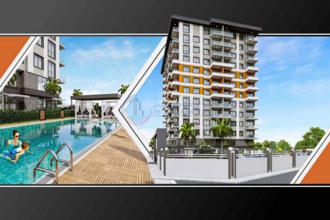 1+1 Lejlighed  i Alanya, Antalya, Tyrkiet Nr. 211511 - 1