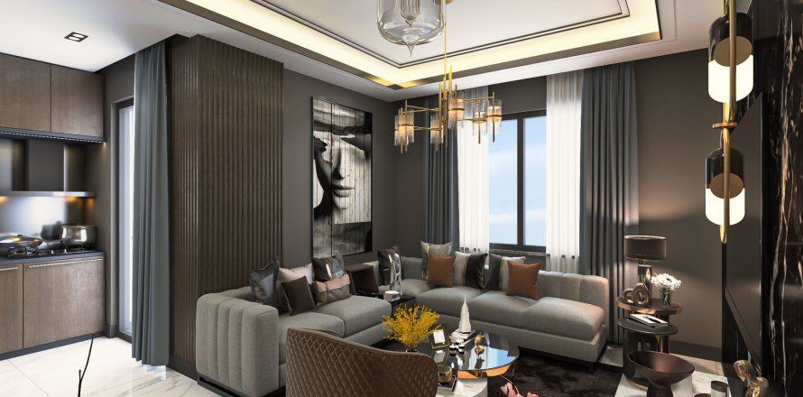 آپارتمان در  Mahmutlar ، ترکیه 2 خوابه ، 112 متر مربع.  شماره 219437