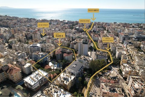 2+1 Lejlighed  i Alanya, Antalya, Tyrkiet Nr. 219439 - 6