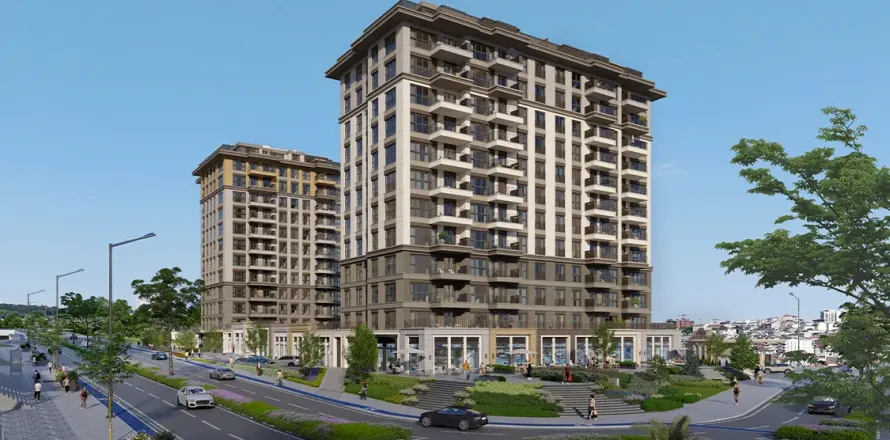 Квартира  4-х ком. в Стамбуле, Турция №213372