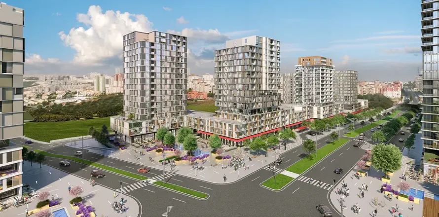 Квартира  5-х ком. в Стамбуле, Турция №213374