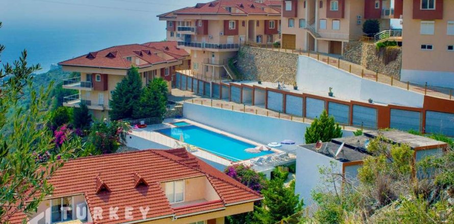 3+1 Lejlighed  i Alanya, Antalya, Tyrkiet Nr. 233361