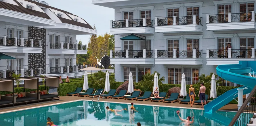 1+1 Wohnung  in Alanya, Antalya, Türkei Nr. 223968