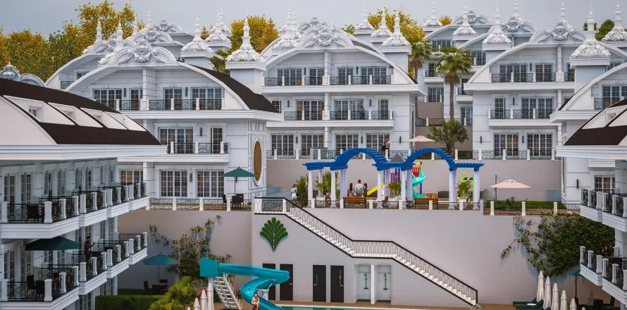 آپارتمان در  Alanya ، ترکیه 3 خوابه ، 210 متر مربع.  شماره 223969