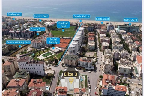 1+1 Lägenhet  i Oba, Antalya, Turkiet Nr. 218661 - 2