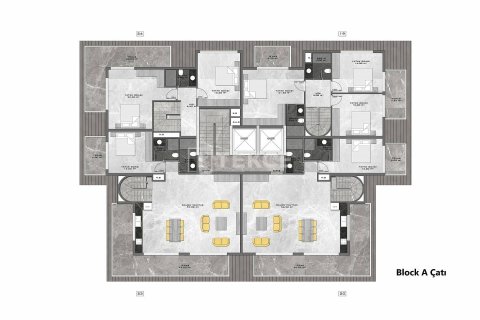 Penthouse for sale  in Alanya, Antalya, Turkey, 2 bedrooms, 100m2, No. 221111 – photo 29