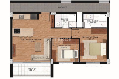 Daire  2+1  Aksu, Antalya, Türkiye №226278 - 11