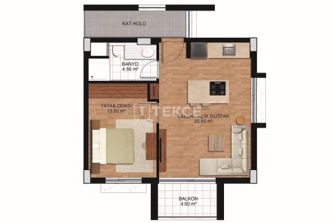 Daire  1+1  Aksu, Antalya, Türkiye №226277 - 10