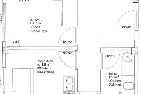 Lägenhet  i Mugla, Turkiet Nr. 224209 - 4
