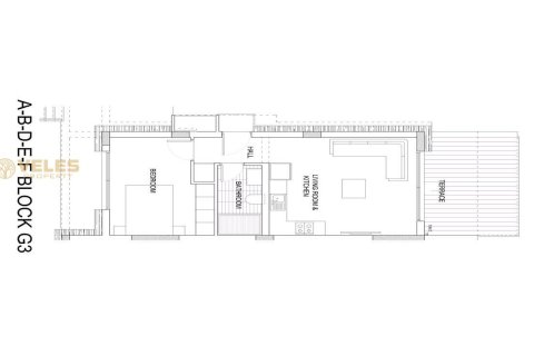 1+1 Wohnung in Tatlisu, Famagusta, Nr. 226642 - 1