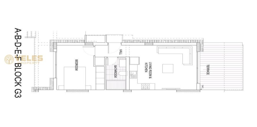 1+1 Wohnung in Tatlisu, Famagusta, Nr. 226642