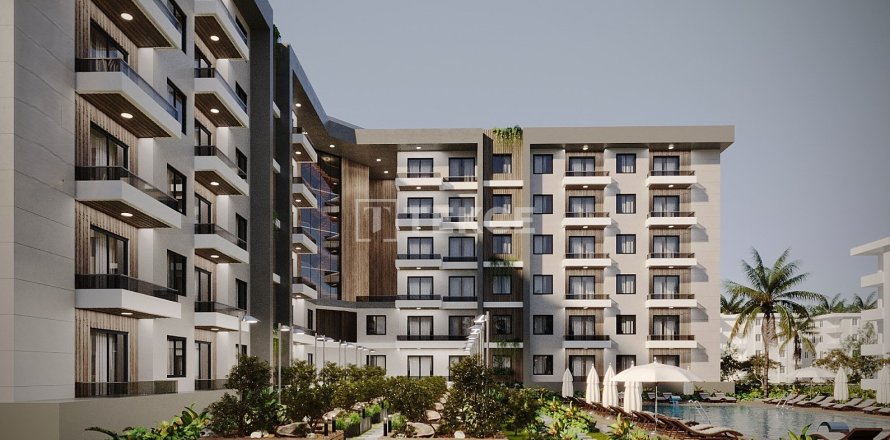 Квартира  1+1 в Аксу, Анталья, Турция №212725