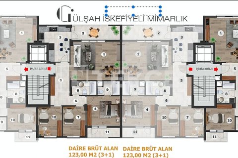 3+1 Lejlighed  i Trabzon, Tyrkiet Nr. 221704 - 13