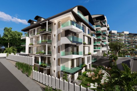 1+1 Wohnung  in Alanya, Antalya, Türkei Nr. 219427 - 28