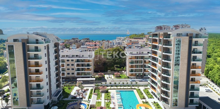 آپارتمان در  Alanya ، ترکیه 1 خوابه ، 61 متر مربع.  شماره 226795