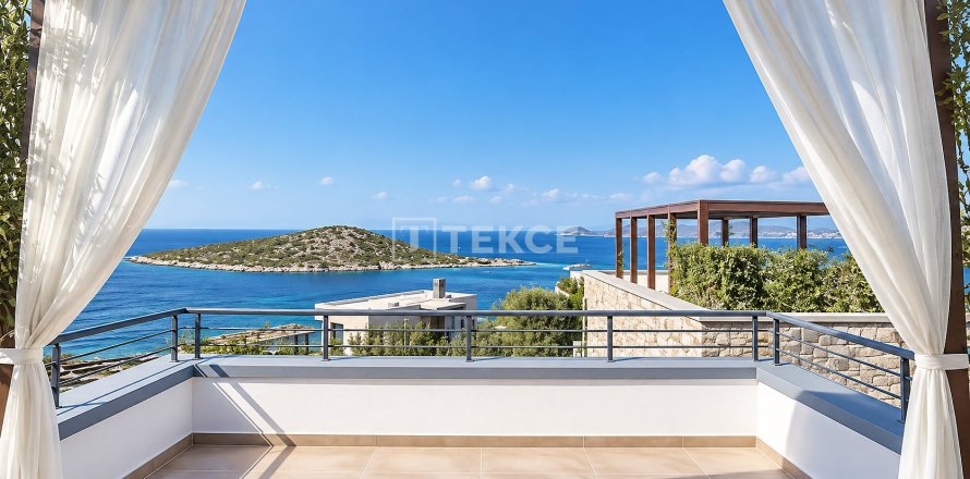 4+1 Villa i Bodrum, Mugla, Tyrkiet Nr. 238105