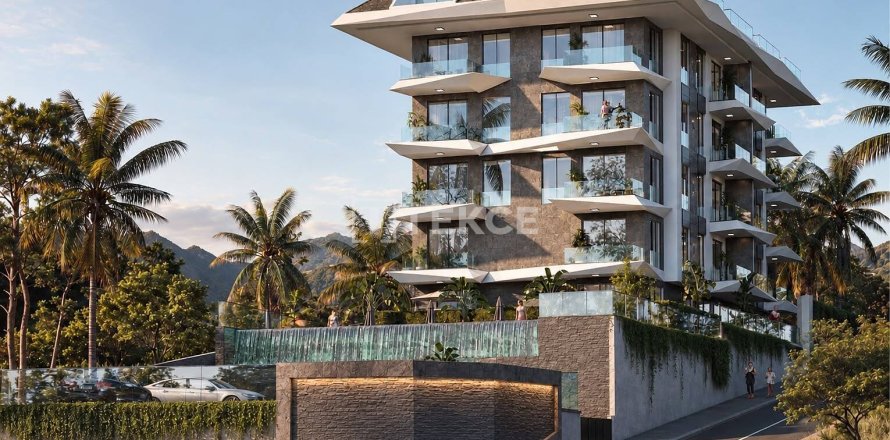 3+1 Lejlighed  i Alanya, Antalya, Tyrkiet Nr. 238110