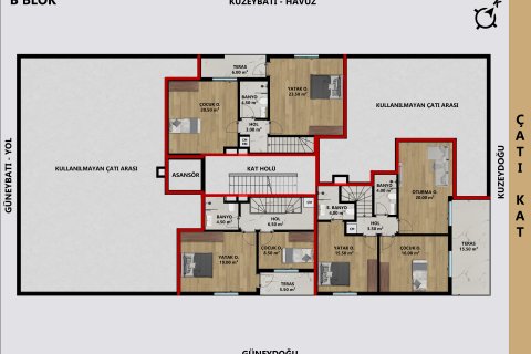 Apartment for sale  in Antalya, Turkey, 2 bedrooms, 70m2, No. 212873 – photo 15