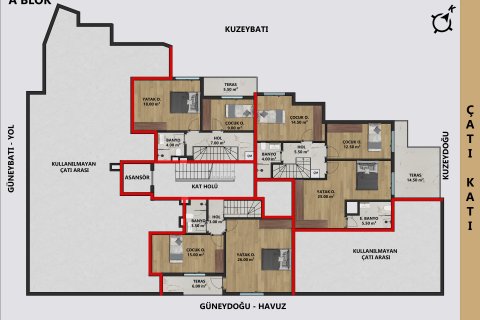 Apartment for sale  in Antalya, Turkey, 2 bedrooms, 70m2, No. 212873 – photo 14