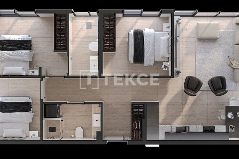 Продажа квартиры  в Бодруме, Мугле, Турция 3+1, 110м2, №213596 – фото 25