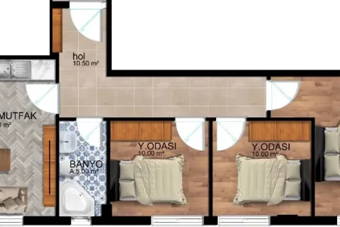 Apartment for sale  in Dosemealti, Antalya, Turkey, 3 bedrooms, 75m2, No. 220315 – photo 10