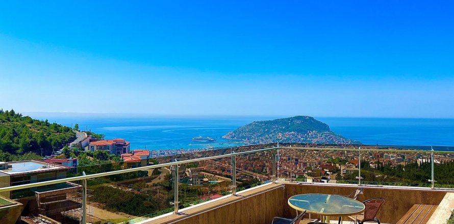 4+1 Villa  i Alanya, Antalya, Tyrkia Nr. 218526