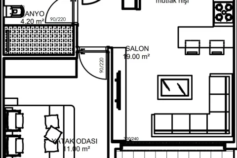 Daire 1+1 Aksu, Antalya, Türkiye №220691 - 19