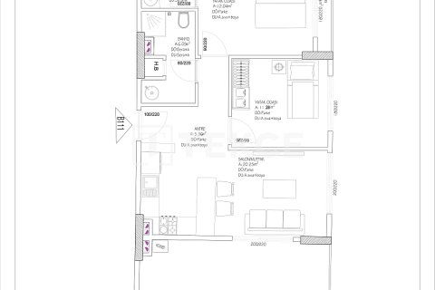 1+1 Wohnung  in Aksu, Antalya, Türkei Nr. 213604 - 26