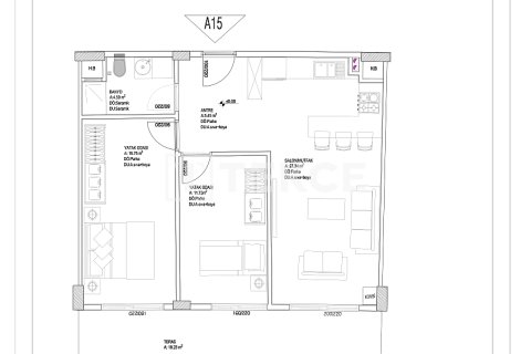 1+1 Wohnung  in Aksu, Antalya, Türkei Nr. 213604 - 22