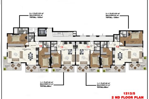 3+1 Takleilighet i Alanya, Antalya, Tyrkia Nr. 228844 - 23