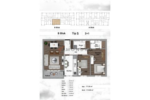 2+1 Wohnung in Bagcilar, Istanbul, Türkei Nr. 222401 - 27