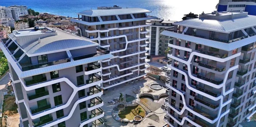 2+1 Lejlighed  i Alanya, Antalya, Tyrkiet Nr. 219617