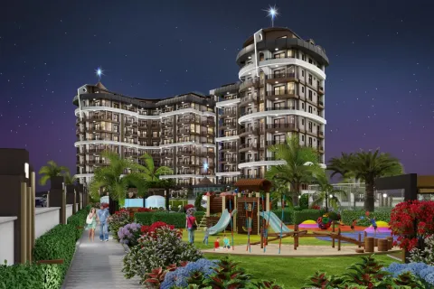 Daire  1+1  Alanya, Antalya, Türkiye №219620