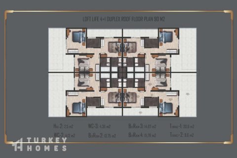 Dubleks daire 4+1 Belek, Antalya, Türkiye №233624 - 10