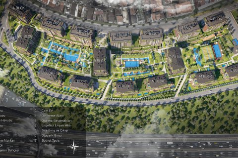 2+1 Leilighet i Istanbul, Tyrkia Nr. 217678 - 5