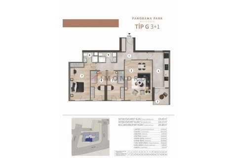 4+1 Wohnung  in Küçükçekmece, Istanbul, Türkei Nr. 212101 - 16