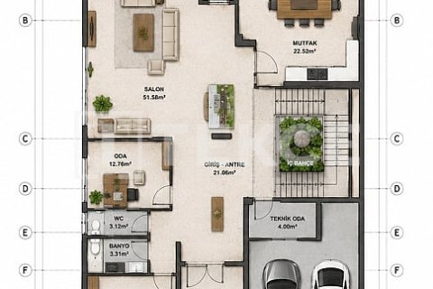 7+1 Villa i Ankara, Tyrkia Nr. 226965 - 12