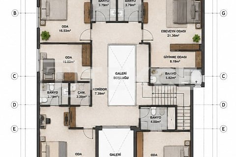 7+1 Villa i Ankara, Tyrkia Nr. 226965 - 13
