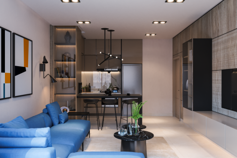 آپارتمان در  Kestel ، ترکیه 1 خوابه ، 55 متر مربع.  شماره 219069 - 4