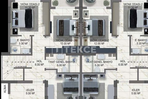 Villa  4+1  Milas, Muğla, Türkiye №221824 - 30