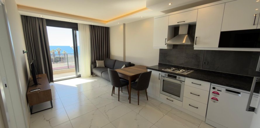 آپارتمان در  Alanya ، ترکیه 1 خوابه ، 45 متر مربع.  شماره 223382