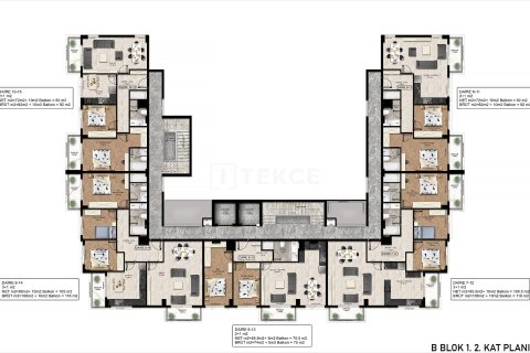 Daire  2+1  Alanya, Antalya, Türkiye №216248 - 30